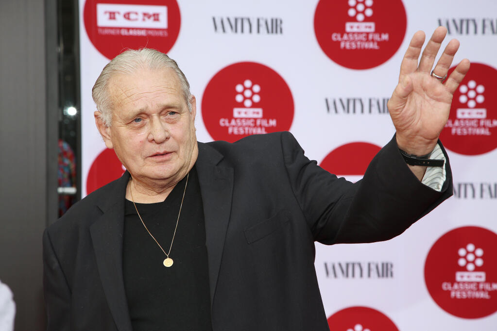 Bo Hopkins arrives at 2014 TCM Classic Film Festival's Opening Night Gala at the TCL Chinese Theatre on Thursday, April 10, 2014 in Los Angeles. (Photo by Annie I. Bang /Invision/AP)