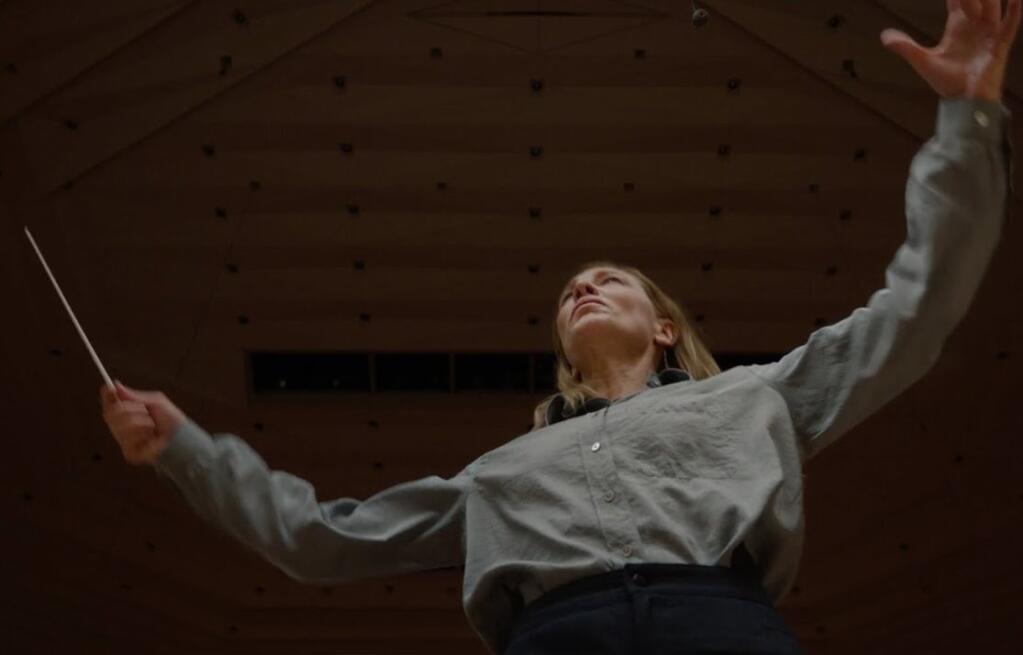 “TÁR” is the story of fictional conductor Lydia Tar, whose storied musical career is poised to ascend to its zenith — before it all comes crashing down. (Universal Pictures)