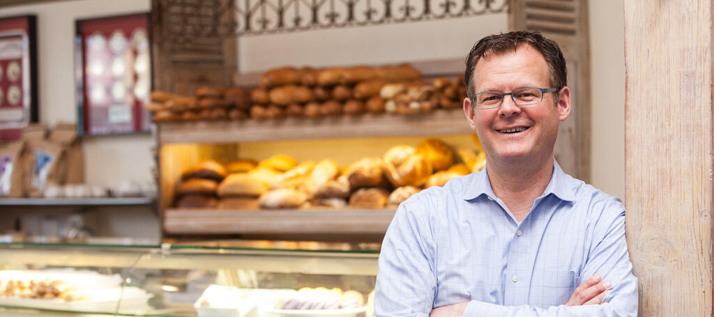 William Seppi, president and CEO, Costeaux French Bakery Inc. (Caitlin McCaffrey photo) 2017