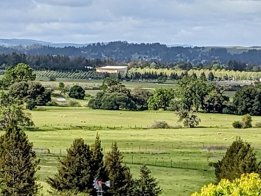 Friday, April 22, 2022: Sonoma State University’s Green Music Center in Rohnert Park, seen from Crane Canyon Road. (Submitted by Phil Terribilini of Santa Rosa)