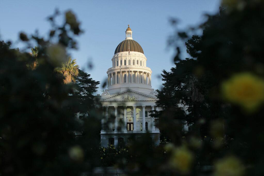 The California Capitol building in Sacramento, Calif., in October 2017. (Myung J. Chun/Los Angeles Times/TNS)