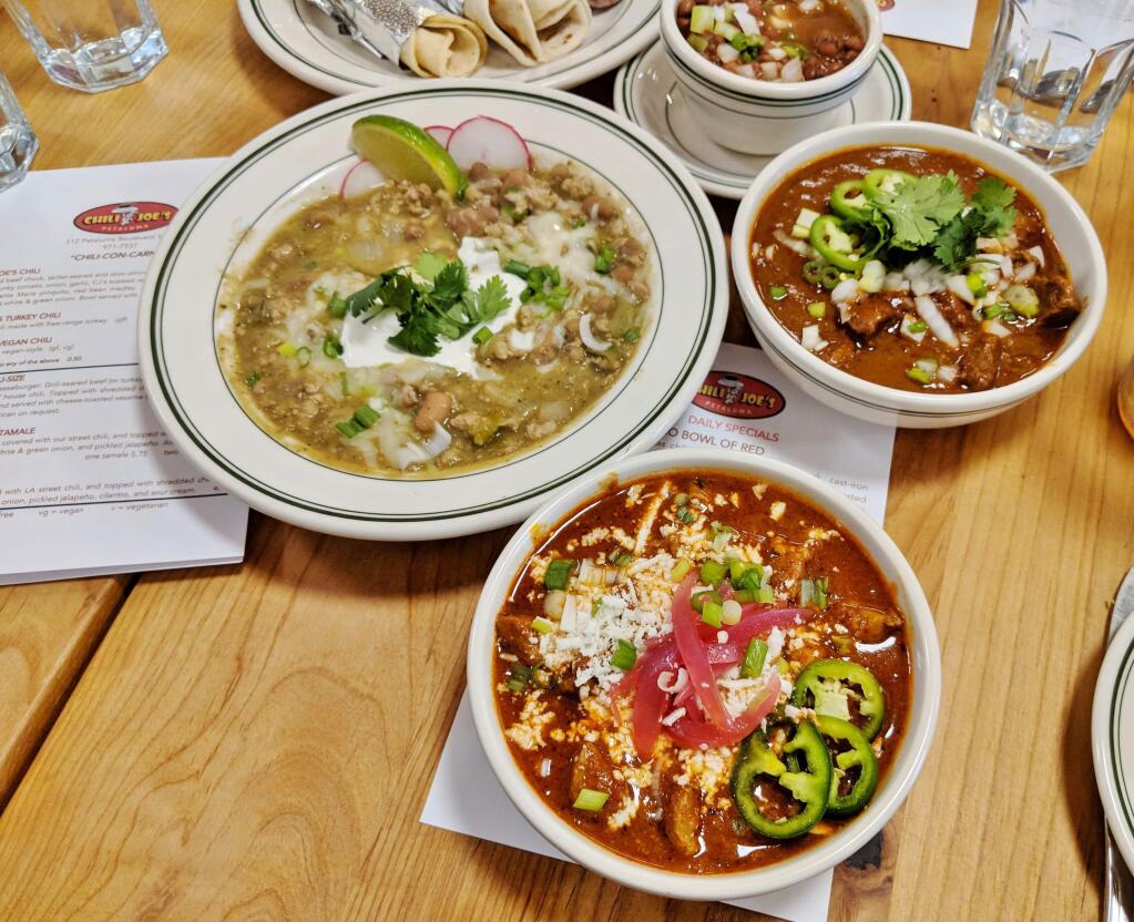Petalumans voted Chili Joe's as one of the top three Best New Restaurants in the city. HOUSTON PORTER/FOR THE ARGUS-COURIER
