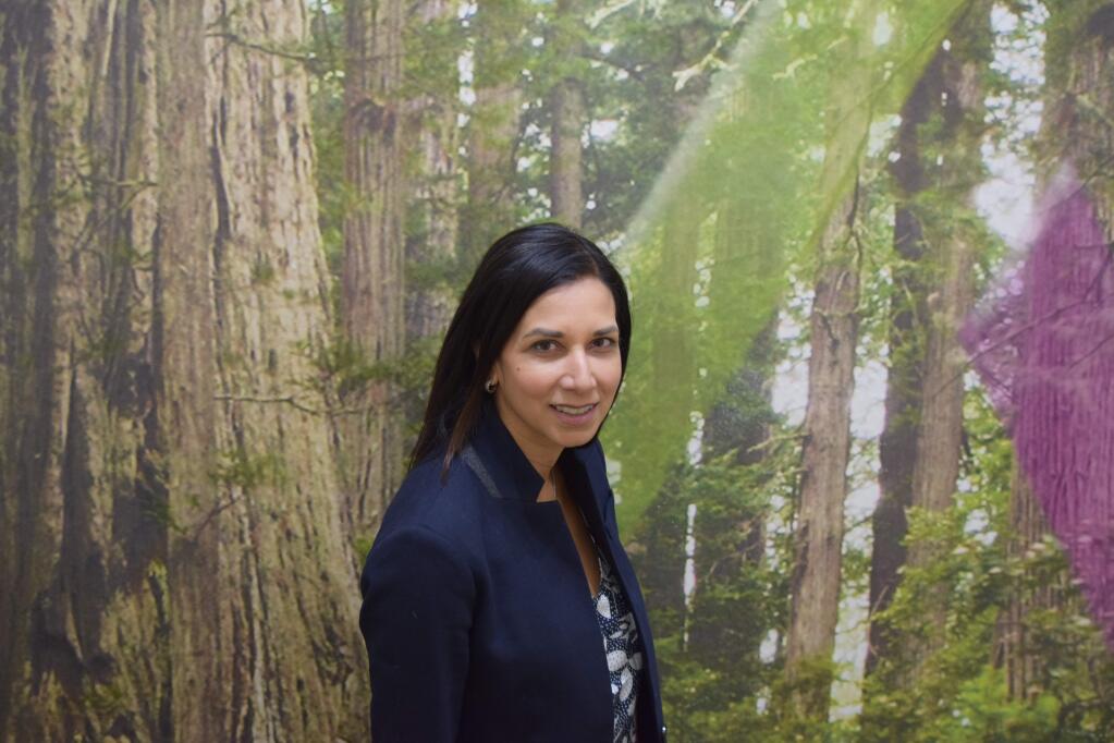 Shalini Sharp, CFO of Ultragenyx in Novato, orchestrated a stock offering in January 2018 that raised some $280 million. The company has raised almost $1 billion since its founding in 2010. (James Dunn / North Bay Business Journal) February 2018