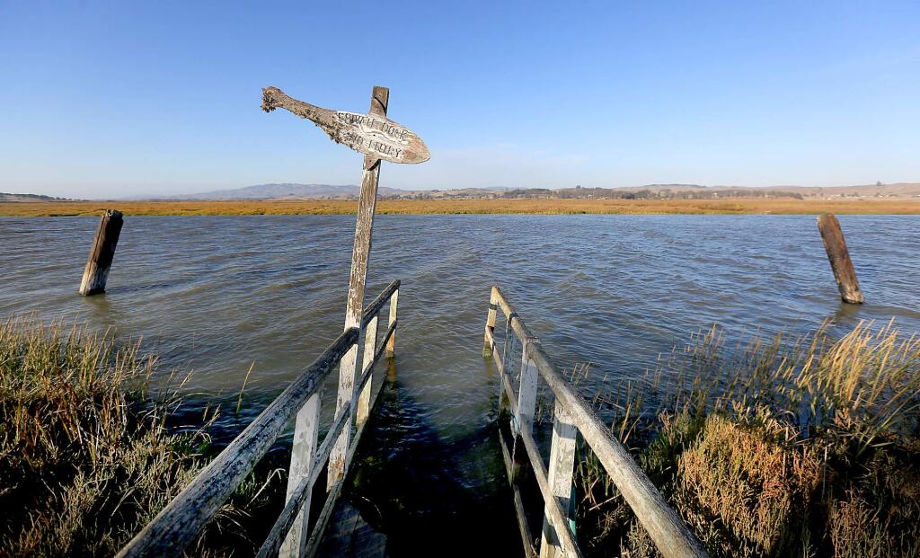 A dock at the Mira Monte Marina in Novato in 2013. (KENT PORTER/ PD FILE)