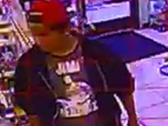Police are looking for this man who they say stole a cellphone and merchandise from a Petaluma 7-Eleven on Saturday, Sept. 3, 2016. (COURTESY OF PETALUMA POLICE DEPARTMENT)