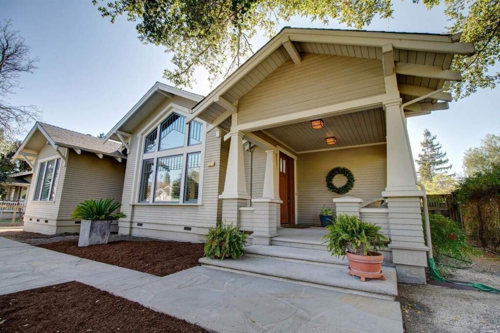 527 E. Fifth St. is a recently remodeled 4 bed 3 bath redwood Craftsman on the market in Sonoma for $2.25M. Take a peek inside! Property listed by Phillip Sullivan/Coldwell Banker, coldwellbanker.com 707- 696-6077. (Courtesy of NORCAL MLS)