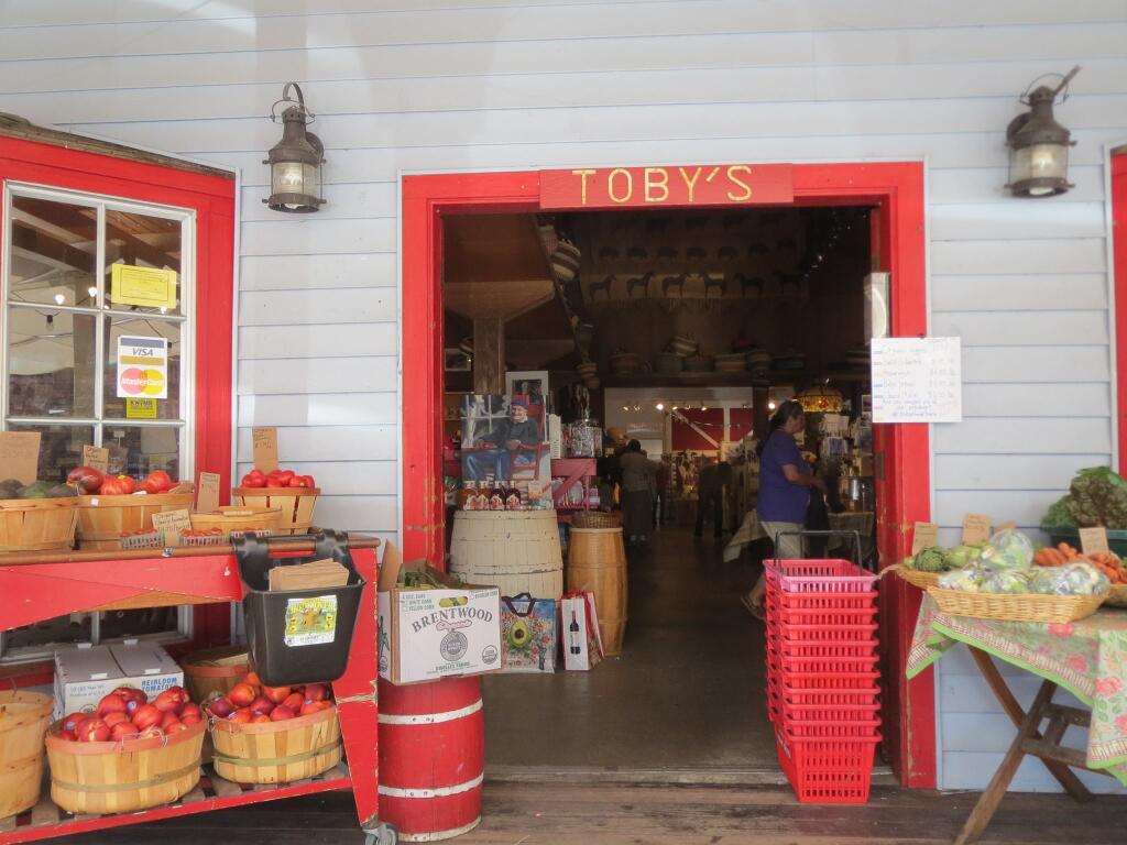 Toby’s Feed Barn in Point Reyes Station has been challenged by smoke from the Woodward Fire, but so far has stayed open. (courtesy photo)