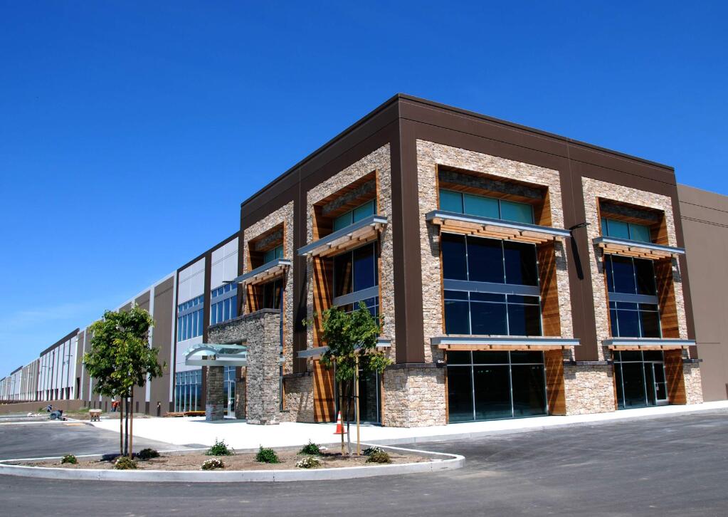 The 644,000-square-foot first building at Napa Logistics Park in south Napa was completed in August 2016. (CUSHMAN & WAKEFIELD, Sept. 15, 2016)