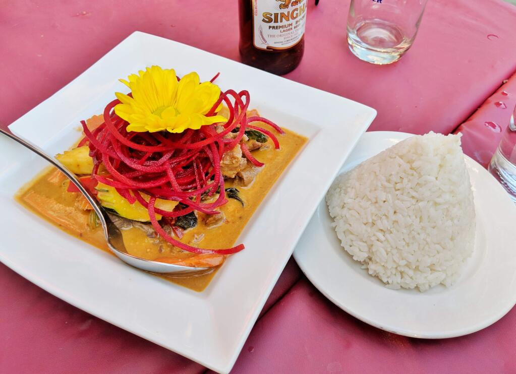The curry at Thai River. (Houston Porter/For the Argus-Courier)