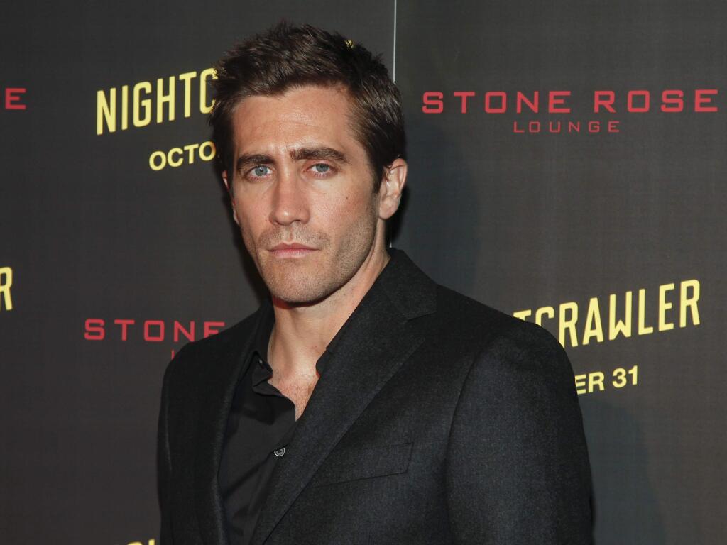 Jake Gyllenhaal attends the New York premiere of 'Nightcrawler' on Monday, Oct. 27, 2014, in New York. (Photo by Andy Kropa/Invision/AP)
