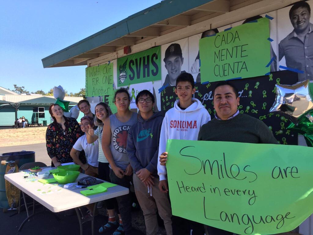 SVHS student leaders, with support from the counseling department, organized the 'Each Mind Matters' events.