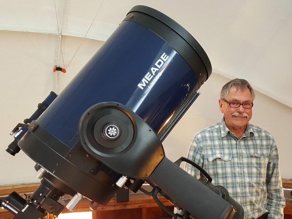 Eric Swanson is the secretary for the Sonoma Countyís Astronomy Society. (Photo by Lynn Schnitzer/For The Argus-Courier)