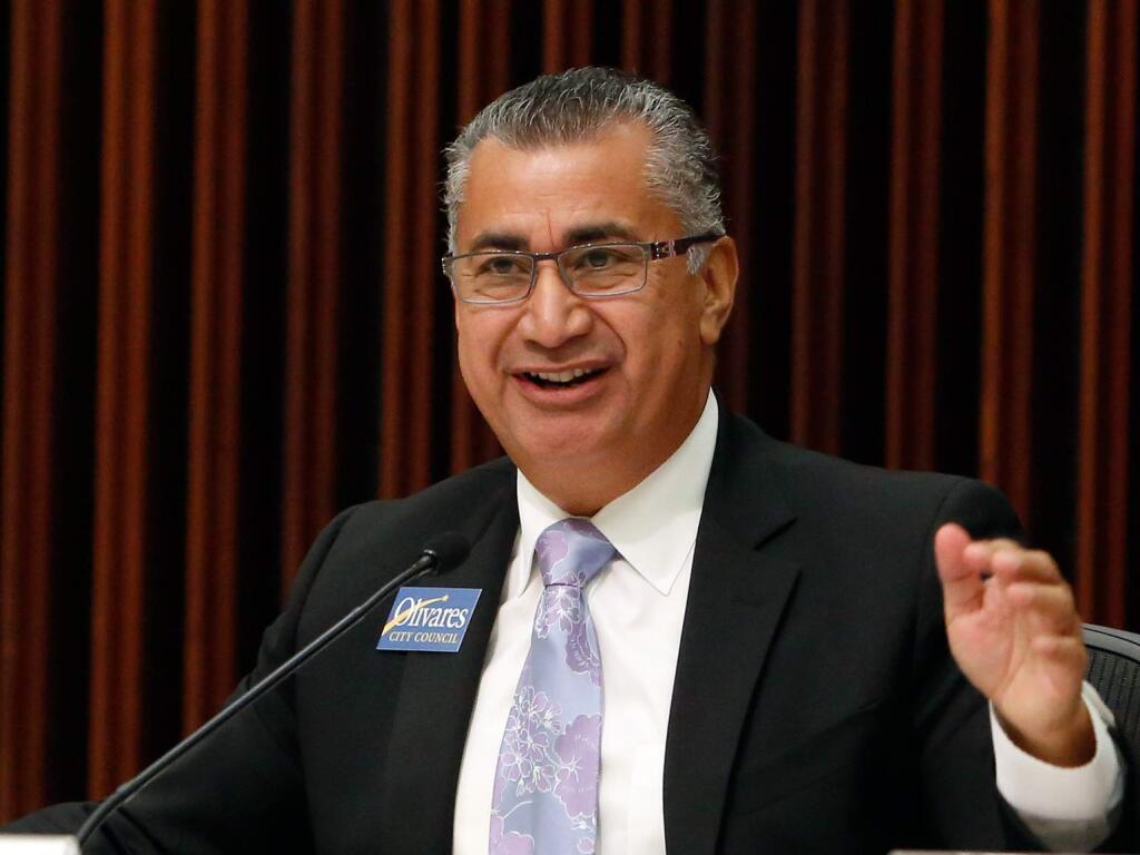 Ernesto Olivares, a former police lieutenant in Santa Rosa and current City Council member, has announced he will run for Sonoma County sheriff. (Alvin Jornada / The Press Democrat)