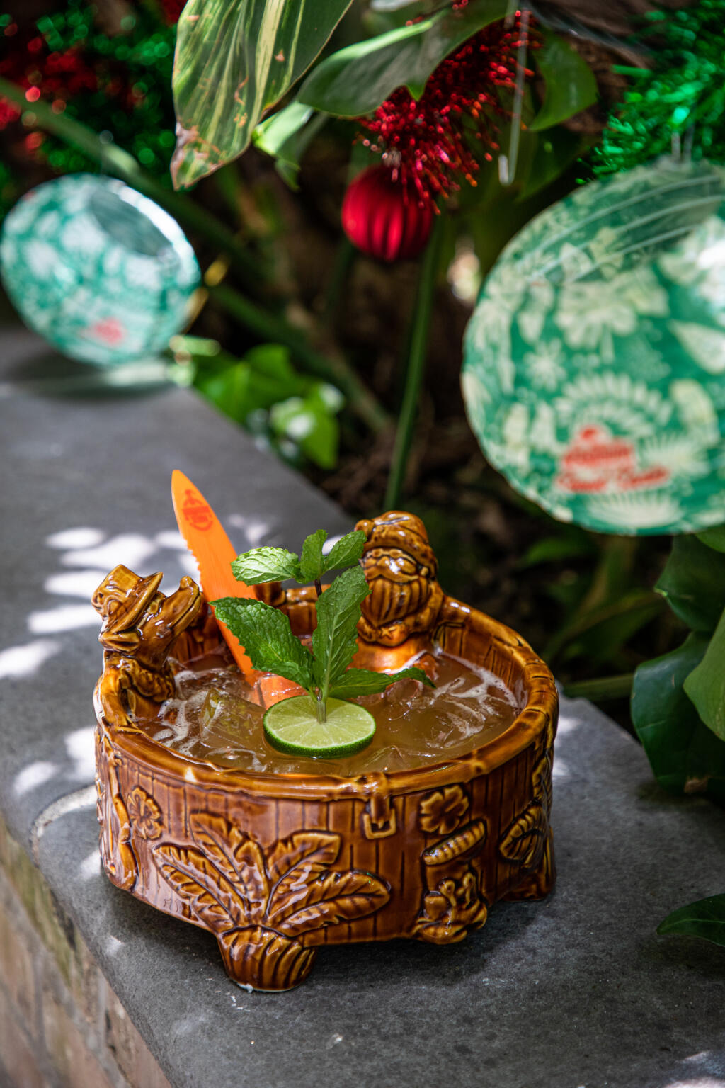 Rudolph’s Rum Rhapsody is one of the tropical cocktails on offer at Sippin’ Santa cocktail pop up at The Flamingo Resort’s Lazeaway Club. (Sippin’ Santa)