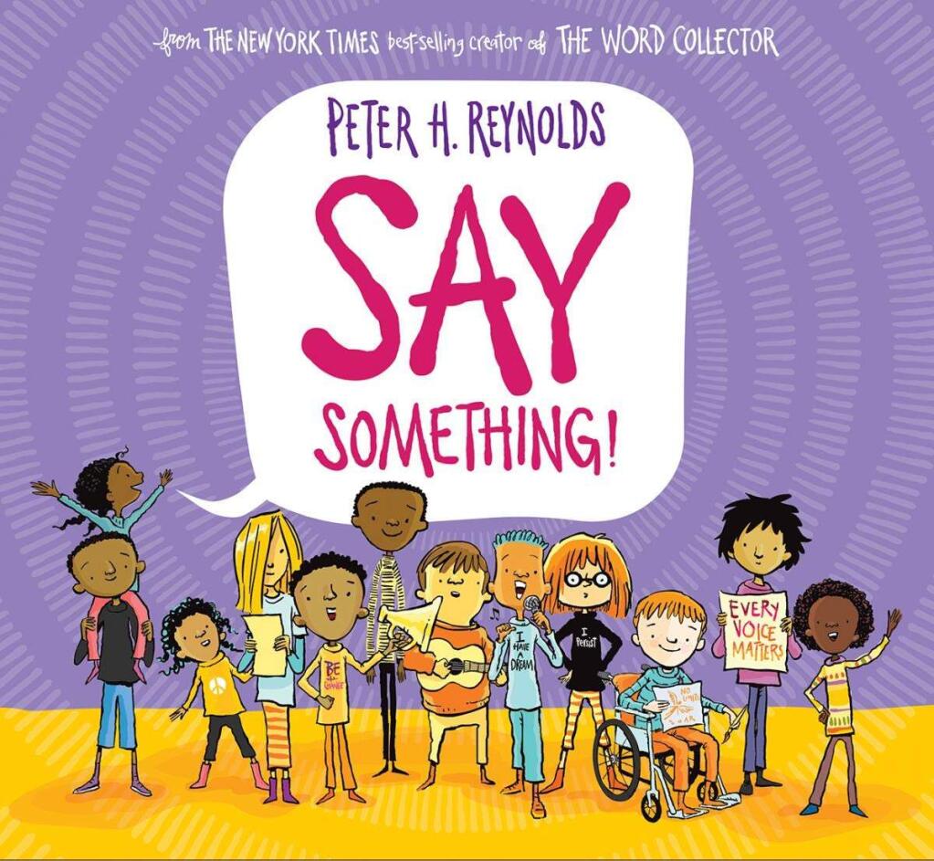 'Say Something,' by Peter Reynolds, is the No. 1 bestselling book on this week's kids and young adults list.