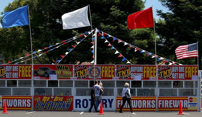 Rohnert Park voted to ban fireworks this year, but a referendum campaign forced the city to schedule an election on the issue instead. (KENT PORTER / The Press Democrat, 2011)