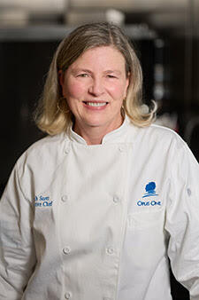 Sarah Scott, executive chef, Opus One Winery.