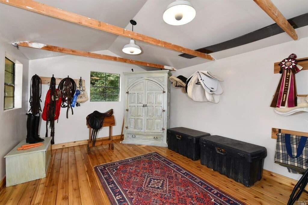The tack room at 1754 Napa Road, Sonoma. Property listed by Jennifer Knef/Coldwell Banker, coldwellbankerhomes.com, 707-537-3000. (Courtesy of BAREIS)