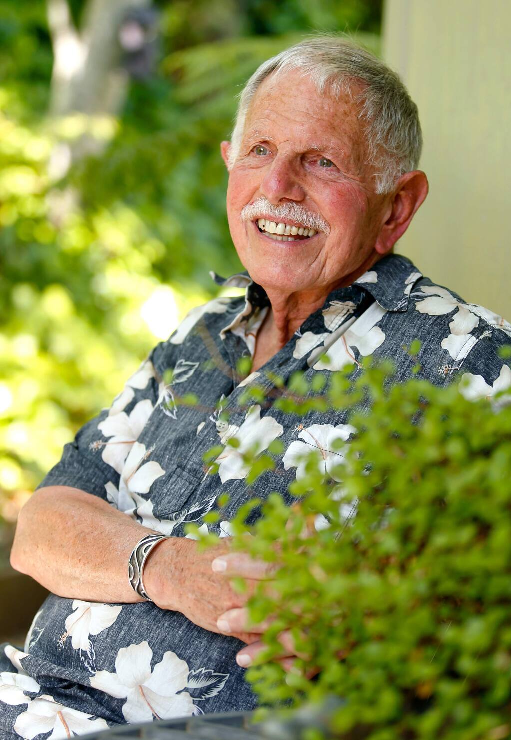 Gary 'Buz' Hermes, 77, has been an advocate for LGBTQ seniors for years, working to raise awareness about the challenges of elderly members in the LGBTQ community, at his home in Sonoma, California on Friday, May 27, 2016. (Alvin Jornada / The Press Democrat)