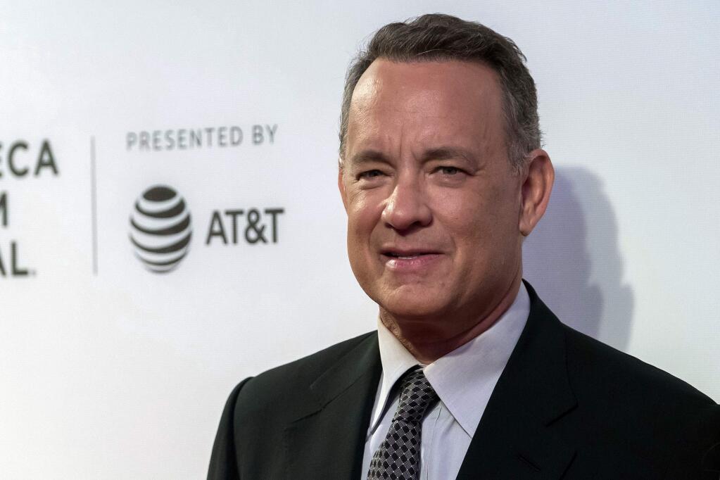 Tom Hanks attends 'The Circle' premiere during the 2017 Tribeca Film Festival on Wednesday, April 26, 2017, in New York. (Photo by Charles Sykes/Invision/AP)