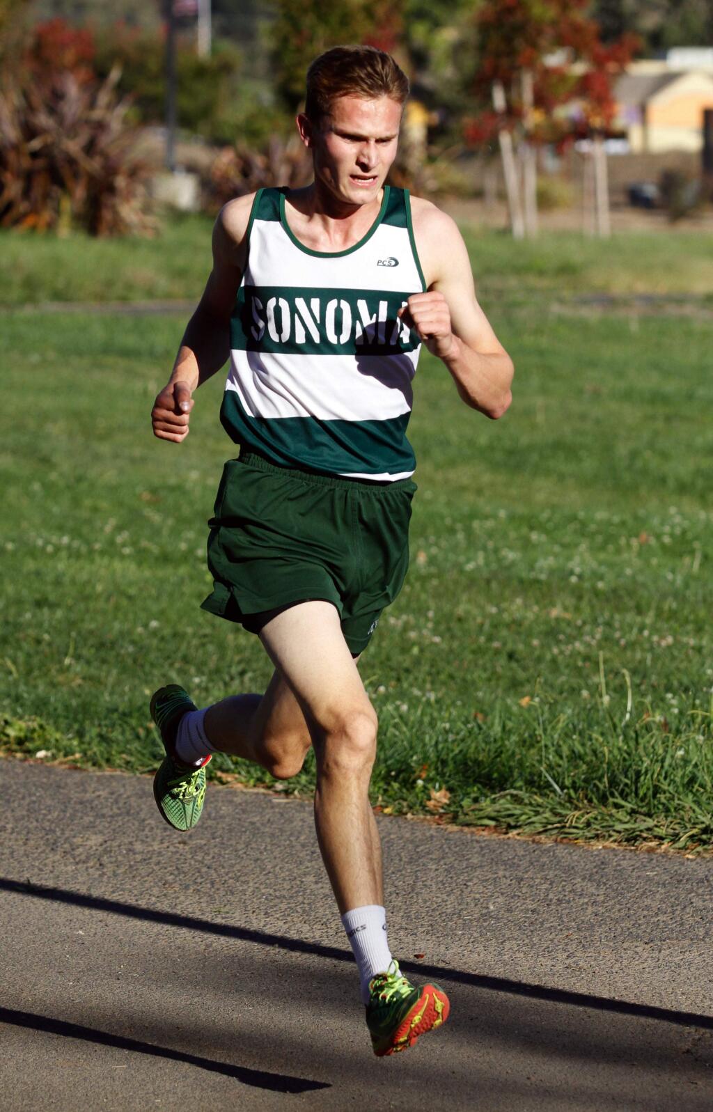 Bill Hoban/Index-TribuneTravis Claeys finished second in the boys SCL meet Saturday.