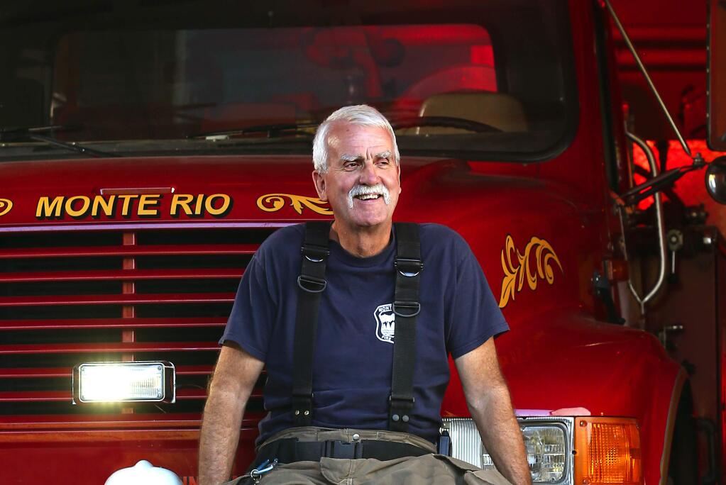 Capt. Steve Baxman has been saving lives and fighting fires on the Russian River for the past 45 years. (JOHN BURGESS / The Press Democrat)