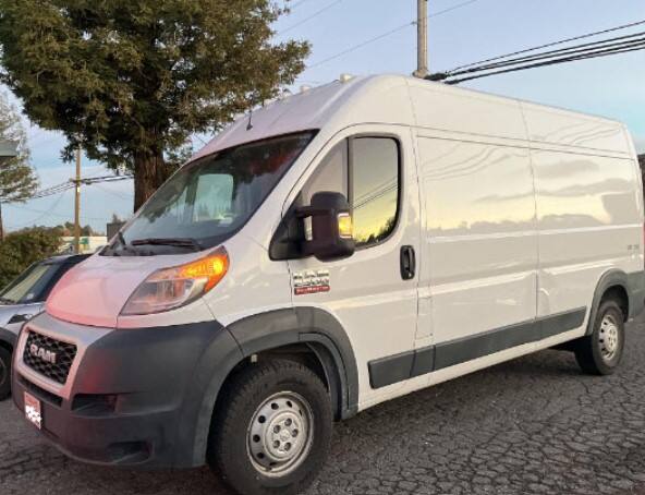 A marijuana delivery driver driving this van was robbed at gunpoint Thursday, Dec. 1, 2022, according to Santa Rosa police. (Santa Rosa Police Department)