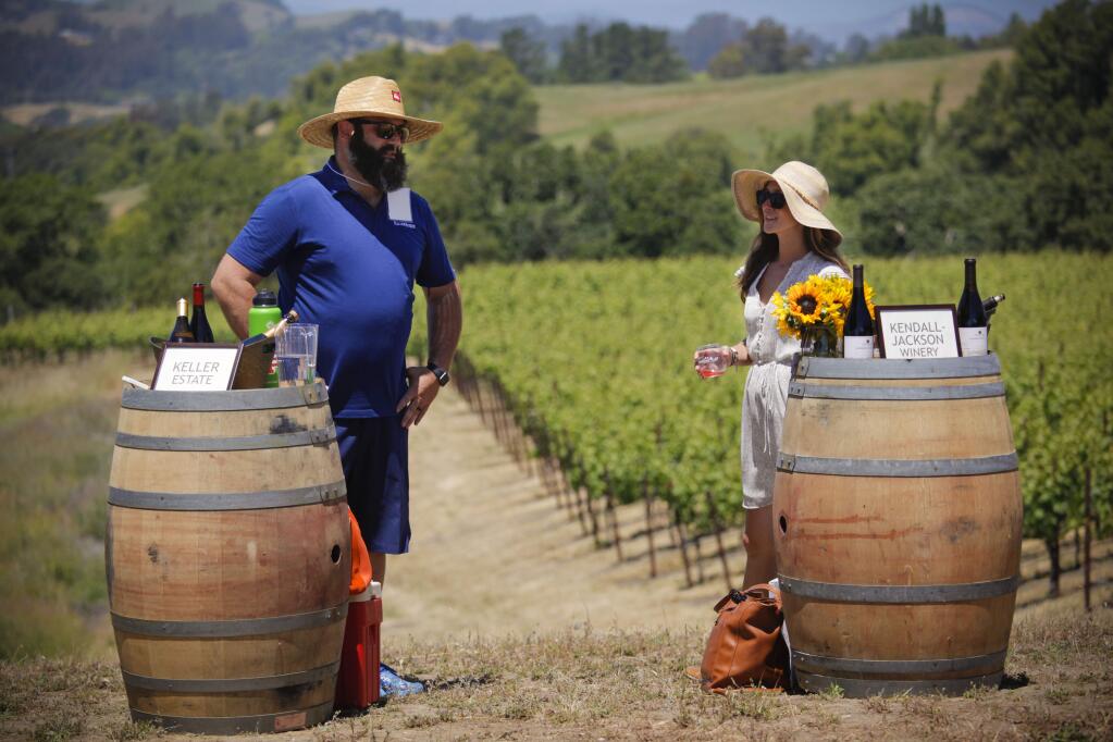 A special event celebrating the creation of the Petaluma Gap AVA was held at the Gap's Crown Vineyard in Penngrove. (CRISSY PASCUAL/ARGUS-COURIER STAFF)