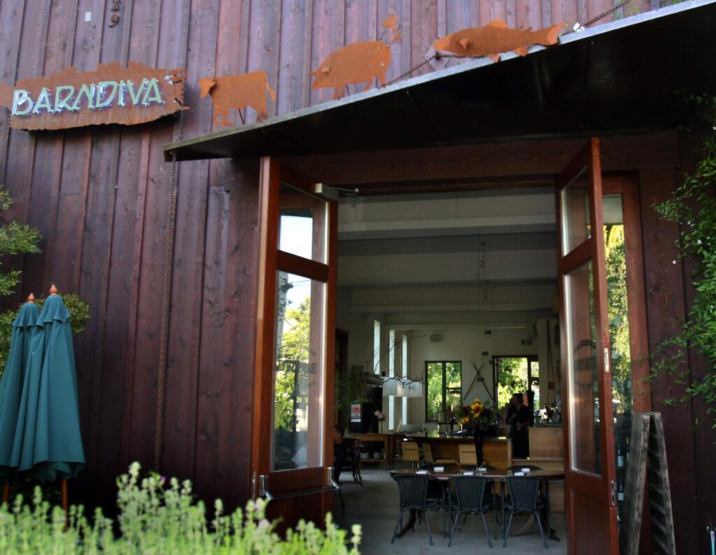 Barndiva in Healdsburg was awarded a Michelin star nearly 20 years after the restaurant opened. (Jeff Kan Lee)