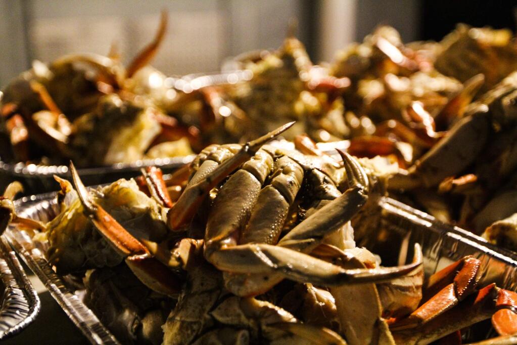 Petaluma has several crab feed fundraisers coming up.(Victoria Webb/For the Argus-Courier)