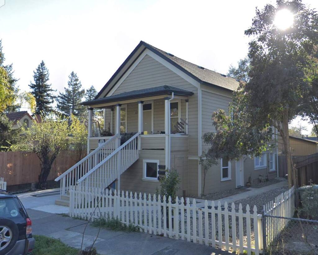 This house, a seven-bedroom, three-bathroom home at 811 Davis St. in Santa Rosa, is listed on Zillow at $999,000. (GOOGLE STREET VIEW)