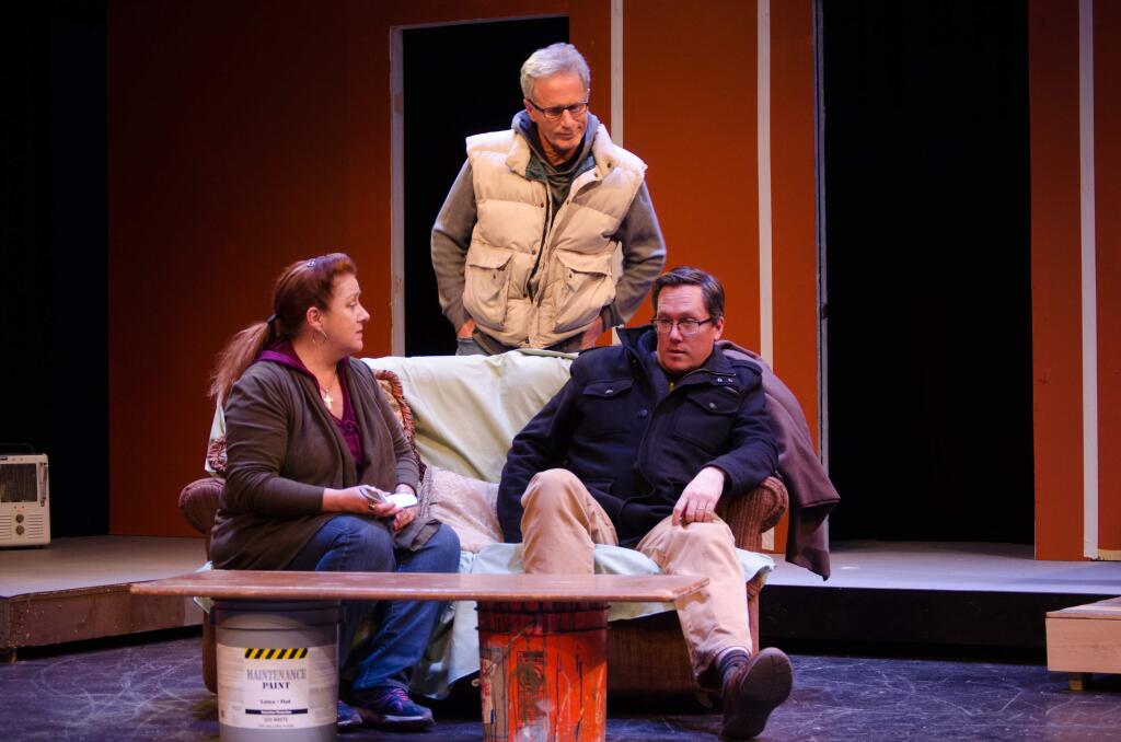 Mary Gannon-Graham as Mary, Mike Pavone as Marty and Mark Bradbury as Sal in 'By The Water.' (JENNIFER GRIEGO)