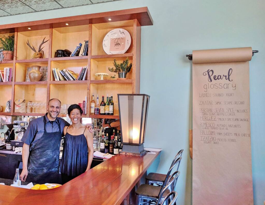 Annette Yang and Brian Letiner are the co-owners of Pearl in Petaluma, which opened in 2018. HOUSTON PORTER FOR THE ARGUS-COURIER