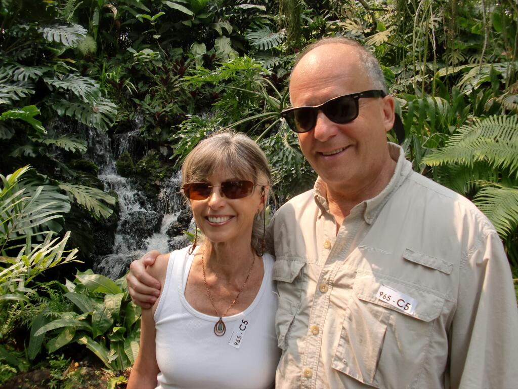 Nita and Steven Rothschild on vacation in 2010.