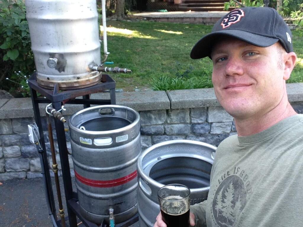 Kevin Larson is one of the home brewers competiing in the Home Brewers Competition on Saturday, May 23.