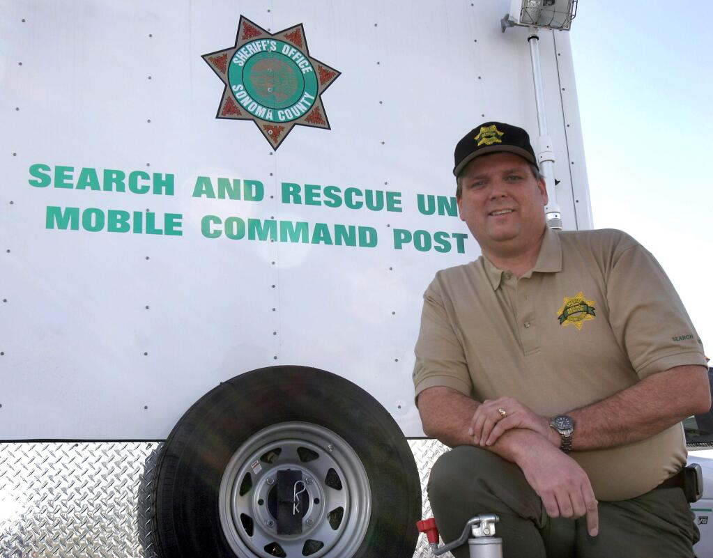 Ray Leonard, a candidate for Sonoma County clerk-recorder-assessor-registrar of voters, is a long-time volunteer with the sheriff's search-and-rescue team. (The Press Democrat)