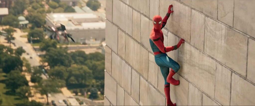 Spidey is literally climbing the walls with anticipation of being accepted into the Avengers.