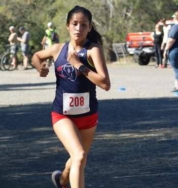 Evelin Ramirez, one of the top runners for the SRJC women's cross country team, had to evacuate from her Forestville home and stayed with friends due to the Kincade fire.