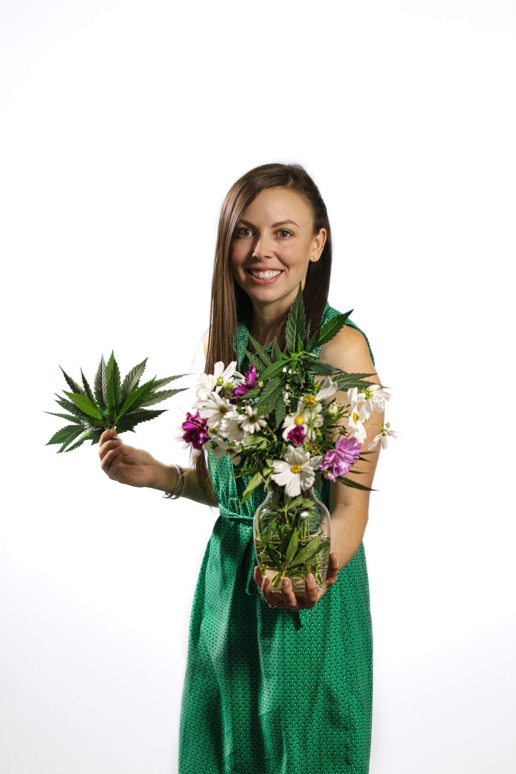 Alexa Wall is co-owner of cannabis delivery service Moonflower Delivery in San Rafael and cultivation company Luma California in Santa Rosa. (Jeff Quackenbush / North Bay Business Journal) Aug. 26, 2019
