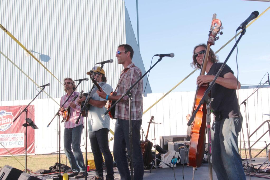 Hot Buttered Rum entertains the crowd at the 12th annual Petaluma Music Festival held at the Sonoma-Marin Fairgrounds in Petaluma on August 3, 2019. (JIM JOHNSON/FOR THE ARGUS-COURIER)