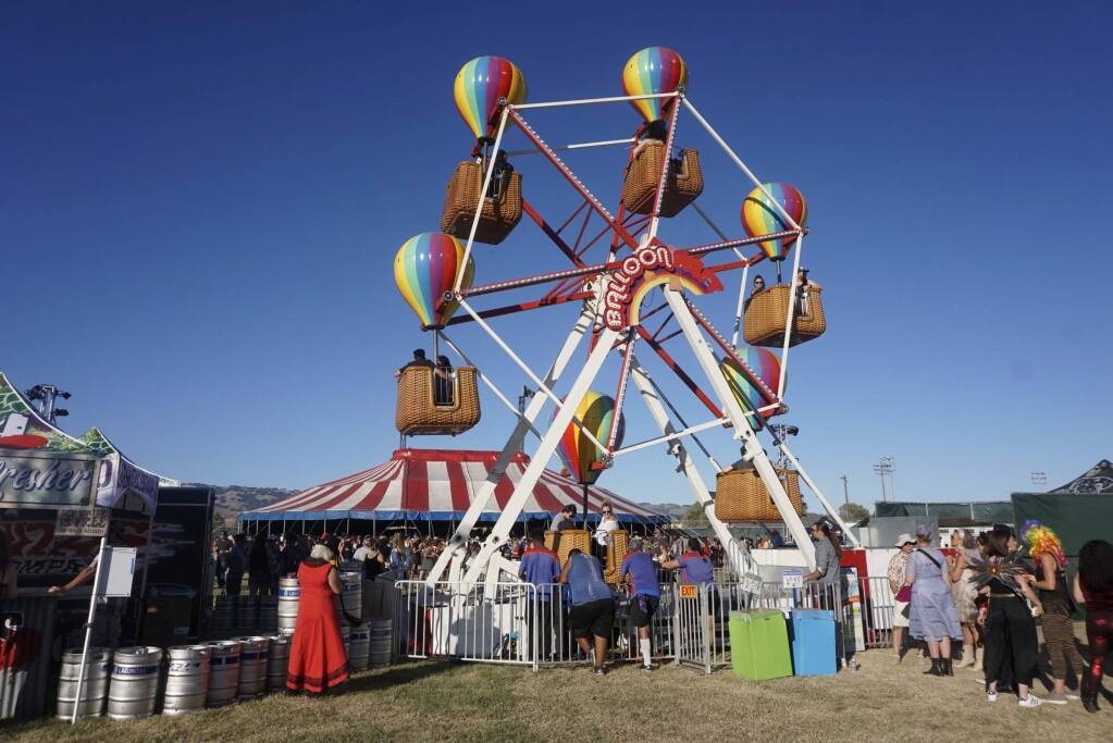The Lagunitas Beer Circus held on Sept. 14, 2019 at the Sonoma-Marin Fairgrounds in Petaluma. (JIM JOHNSON/FOR THE ARGUS COURIER)