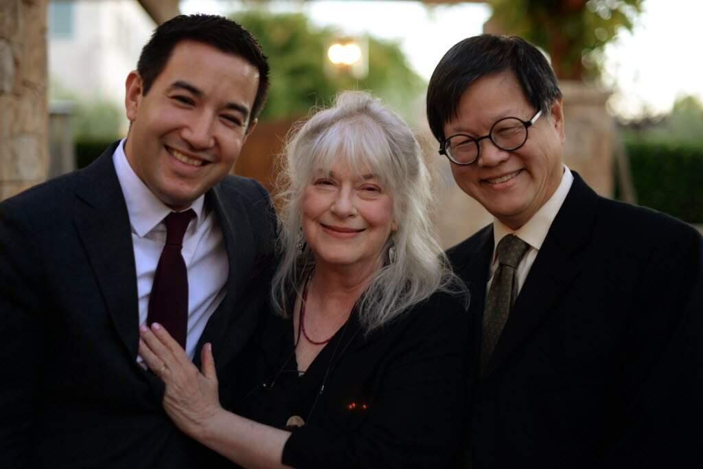 DIANE PETERSON / the PRESS DEMOCRATFrancesco Lecce-Chong is shown with his parents, Catherine Lecce-Chong and Curtis Chong, at the beginning of the 2018-2019 Santa Rosa Symphony season.