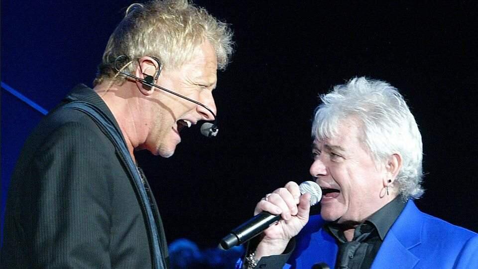 Australian Air Supply -- Graham Russell, left, and Russell Hitchcock, perform Saturday at Luther Burbank Center for the Arts. (BBC photo.)