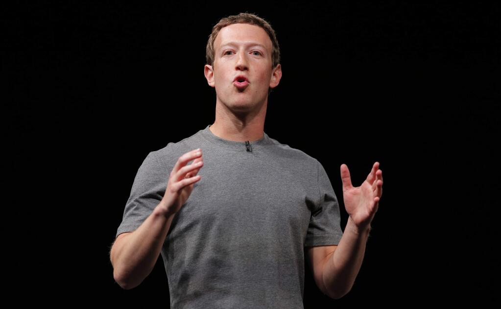 Facebook founder Mark Zuckerberg said the company will provide the contents of 3,000 campaign ads bought by a Russian agency to congressional investigators. (MANU FERNANDEZ / Associated Press)