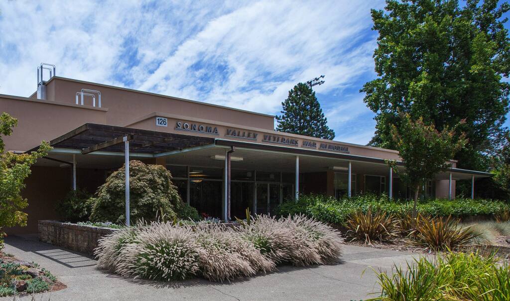 Robbi pengelly/Index-TribuneThe Sonoma Valley Veterans Memorial is one of seven veterans buildings the county owns and maintains.