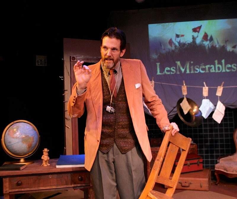 FLASHBACK - John Shillington as The Librarian, in a press photo taken for the 2014 Main Stage West production of 'Underneath the Lintel.'