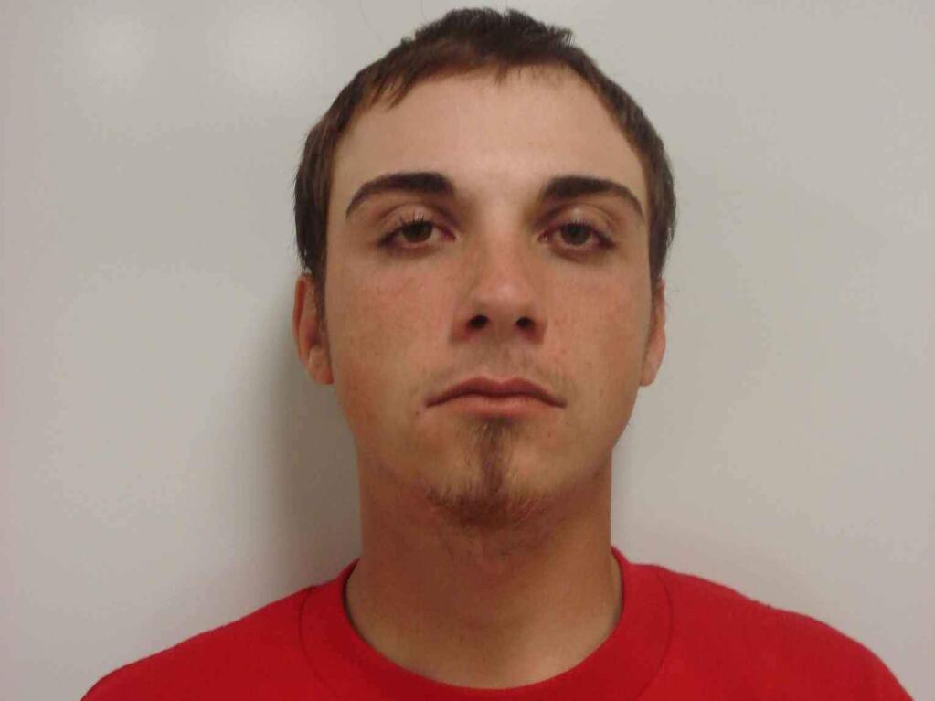 Jacob Steffen was arrested following a weekend attack in Clearlake. (LAKE COUNTY SHERIFF'S OFFICE)