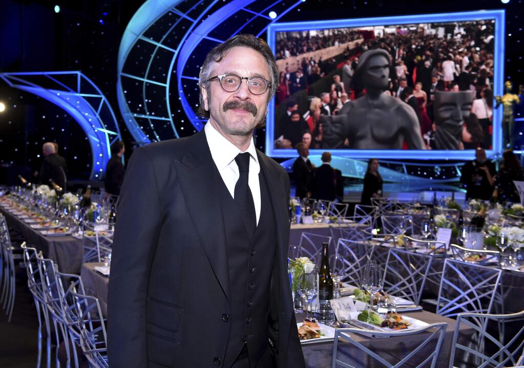 Marc Maron attends the 24th annual Screen Actors Guild Awards at the Shrine Auditorium & Expo Hall on Sunday, Jan. 21, 2018, in Los Angeles. (Photo by Vince Bucci/Invision/AP)