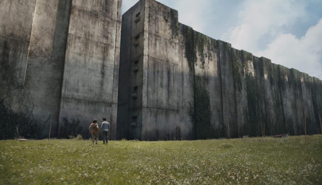 This image released by 20th Century Fox shows a scene from 'The Maze Runner.' (AP Photo/20th Century Fox, Ben Rothstein)