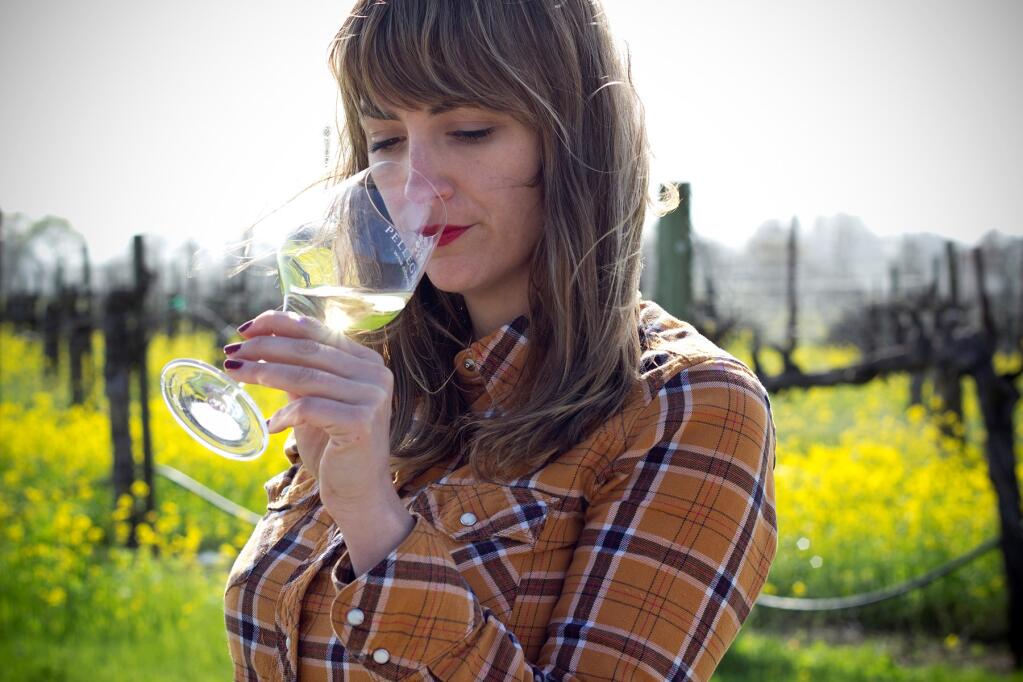 Alexia Pellegrini, general manager of Santa Rosa’s Pellegrini-Olivet Lane. (Pelligrini Wine Co.)